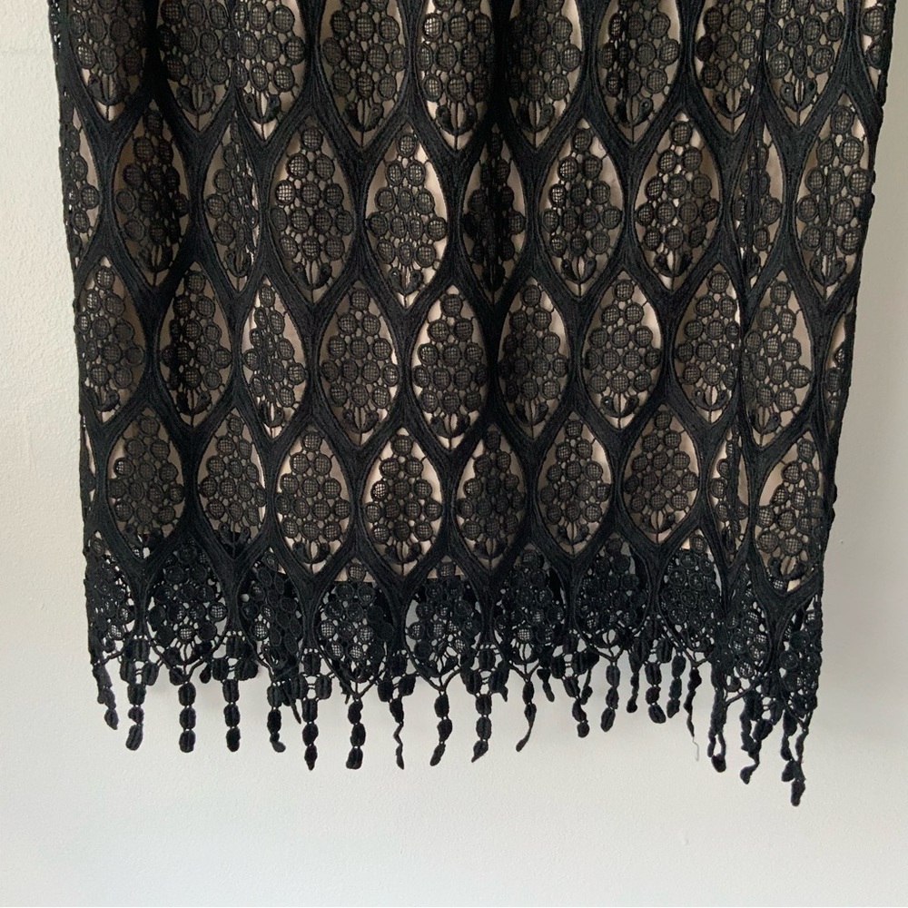 STONE COLD FOX Iowa Black Lace Dress Gothic Whimsigoth Bohemian Chic Medium - Picture 6 of 14